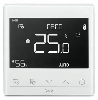 Zdjęcie produktu dla HPE Termostat do sterowania ogrzewaniem podogowym Nice Warm-Control White