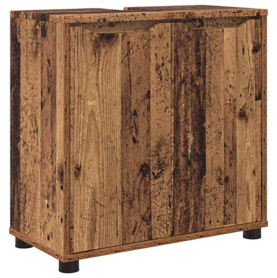 Zdjęcie produktu dla vidaXL Szafka pod umywalkę z półką z odzyskanego drewna 60 x 30 x 60 cm