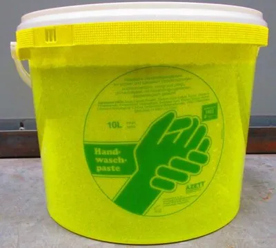 Produktbild von Handwaschpaste, grün, 10 l, mit hautschonender Naturreibeköpern