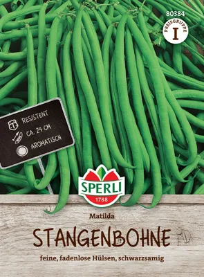 Produktbild von SPERLI Stangenbohnensamen Matilda Phaseolus vulgaris 15-20 Stangen