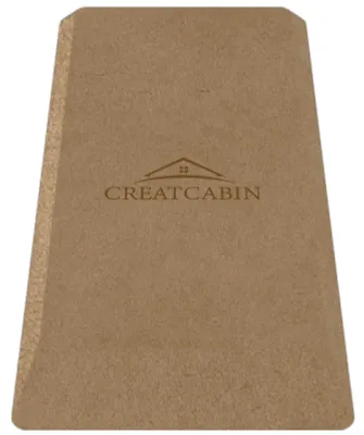Productafbeelding van Keramiek mal kleivorm - Rechthoekig - 20 x 10 cm - Hout (mdf) - 45 graden afschuining