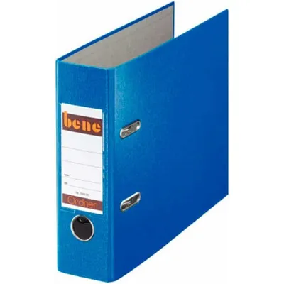 Produktbild von bene A5 Ordner blau Kunststoff 7,5 cm DIN A5 quer