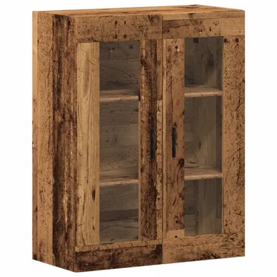 Image de Armoire murale vieux bois 69,5x34x90 cm