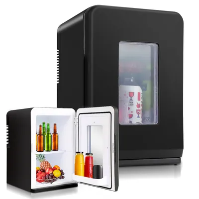 Produktbild von Peviasot 15L 2in1 Mini Kühlschrank Kühlbox Kühl und Heizfunktion Tragbarer AC DC 230V/12V Warmhaltebox Mini-Thermobox Auto Büros Camping Garten
