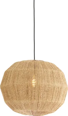 Image de Light & Living - suspension - Junna - naturel - textile - Ø 50cm - E27 - 2995983