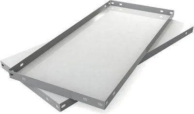 Obrázek produktu pro Bílá kovová police 90 x 50 cm