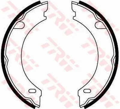 Produktbild von Trw Bremsbackensatz, Feststellbremse Hinterachse GS8621