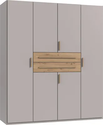 Produktbild von Drehtürenschrank >DIGIT< in KASCHMIR / ARTISAN EICHE Nachbildung - 180x208x58 (BxHxT)