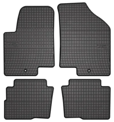 Obrázok produktu pre Gumové autorohože na mieru pre: Kia Soul I (2009-2013, crossover) černé, sada 4 ks, s úchyty