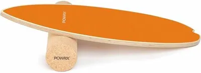 Imagen del producto de Unyqoos® Tabla de equilibrio para surf, de madera, con rodillo de corcho antideslizante, color , capacidad máxima de carga: 150 kg – Entrenador de equilibrio y coordinación para niños y adultos