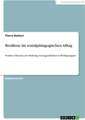 Produktbild von Resilienz im sozialpädagogischen Alltag