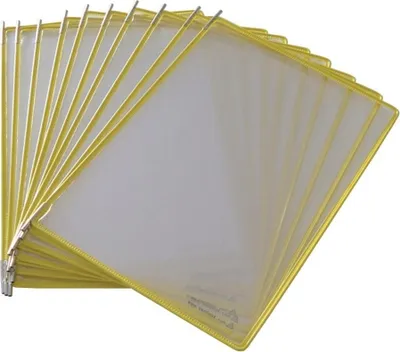 Produktbild von Tarifold Drehzapfentafeln, Rahmen, Gelb, Polyvinylchlorid (PVC), A4, 230 mm, 343 mm