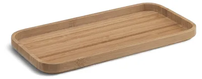 Image de Plateau de rangement 30 x 15 cm pour salle de bain, en bambou, gamme Wood
