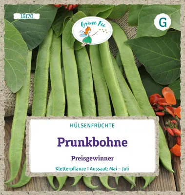 Produktbild von Grüne Fee - Prunkbohne Preisgewinner Samen - 15170