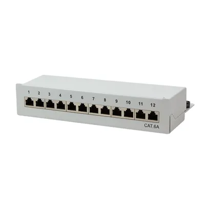 Produktbild von LogiLink NP0019, RJ-45, Cat6a, Grau, 800 g, 275 mm, 13,7 cm