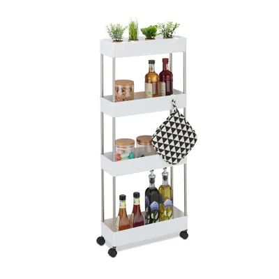 Obrázok produktu pre Vozík so 4 úrovňami RD9869, biela