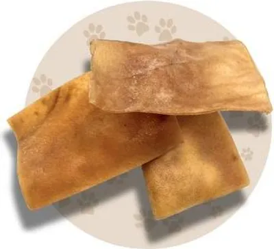 Produktbild von WTS Hundesnack - Rinderkopfhautplatten groß - 1 kg