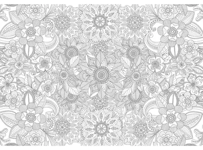 Obrázek produktu pro Idena – omalovánka s motivem meditace, 59,4 × 84 cm
