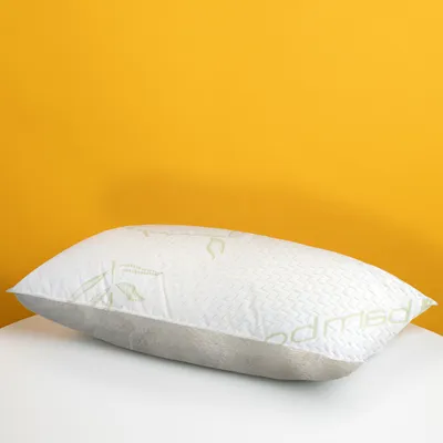 Produktbild von Bonplus BP | Memory-Schaum-Bambus-Kissen | 65cm | Anti-Milben und Anti-Bakterien | Atmungsaktiver Bezug | Für Sommer und Winter geeignet | Verbessert die Schlafqualität | Zuhause