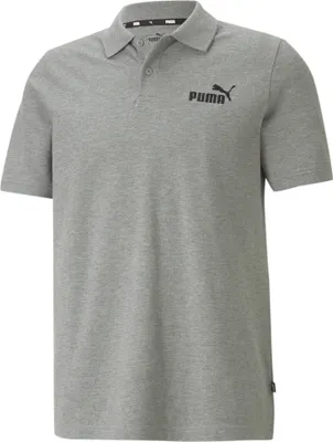 Immagine prodotto di Polo PUMA Essentials in piqué, grigio melange medio, taglia S