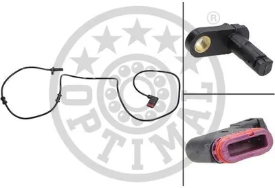 Produktbild von OPTIMAL ABS Sensor Raddrehzahl passend für MERCEDES-BENZ E-Klasse Limousine (W211) 06-S107