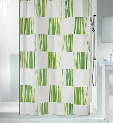 Produktbild von Spirella Duschvorhang Textil "Seagrass green", vers. Größen Größe: 240 x 180 cm