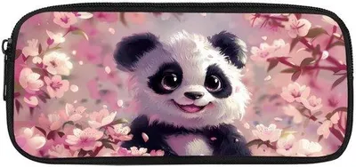 Image de Grande trousse pour l'école ou le bureau, rose, avec compartiment à monnaie