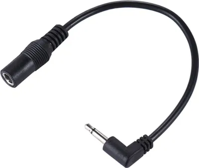 Zdjęcie produktu dla 5.5 mm * 2,1/2,5 mm do 3,5 mm (1/8��) Dodatnia końcówka Kabel zasilający do efektu gitarowego