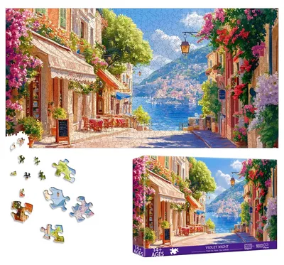 Immagine prodotto di Solidchoice - Puzzle da 1000 pezzi per adulti, con tema paesaggistico