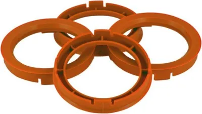 Produktbild von 4x TPi Zentrierringe 7256710 ABS (Acrylnitril-Butadien-Styrol-Copolymerisat) Kohlefaser 67.1mm 72.5mm