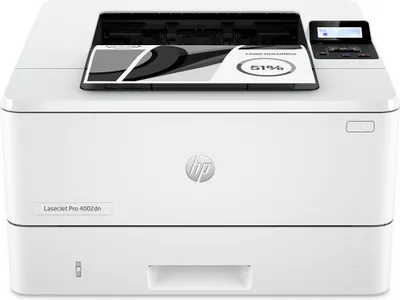 Produktbild von HP LaserJet Pro 4002dn Schwarzweiß Drucker, Nur Ethernet, Laser, 1200 x 1200 DPI, A4, 40 Seiten pro Minute, Doppelseitiger Druck, Weiß