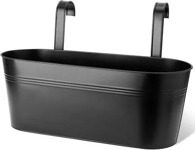 Produktbild von Famanu Hangmand Set - Stilvolle Pflanzenhaken - 43 cm, 3 Stück - Schwarz