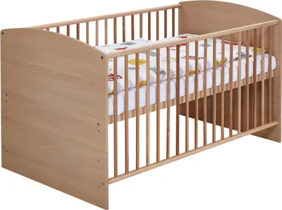 Produktbild von Schardt Kombi-Kinderbett 70x140 cm Classic Buche inklusive Umbaukit