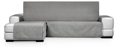 Bankovertrek für Chaise Longue, links, 3 Plätze, grau