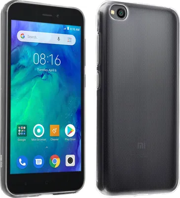 Produktbild von Avizar, Flexible Gelhülle (frosted) für Xiaomi Redmi Go, Transparent