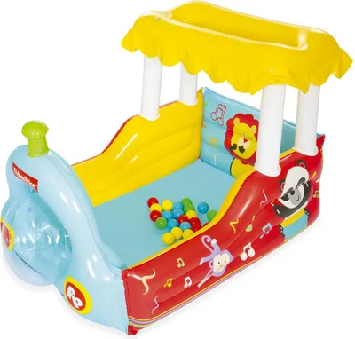 Produktbild von Bestway® Fisher-Price® Bällebad Dampflok 132 x 94 x 89 cm