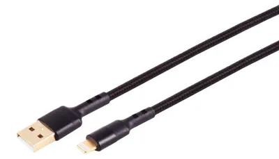 Productafbeelding van BlackBaumwolle USB-A adapterkabel, 8-pins, 2.0, 1 meter