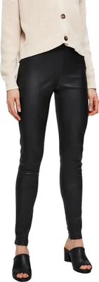 Produktbild von Selected Sylvia Stretch Leather Leggings Schwarz 34 Frau Schwarz 34