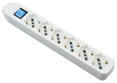 Obrázek produktu pro Electraline 82071, vícezásuvková zásuvka bez kabelu, bílá