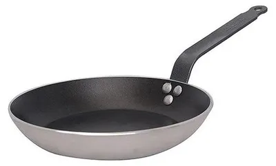 Zdjęcie produktu dla de Buyer 8180.26, Okrągły, Patelnia uniwersalna, Stal nierdzewna, Aluminium, 200 °C, Aluminium