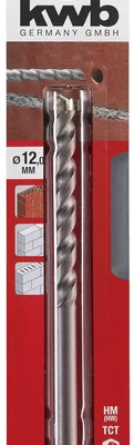 Produktbild von kwb Steinbetonbohrer Ø 12 mm Hartmetall-Platte Rundschaft
