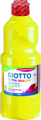 Obrázek produktu pro Giotto F532802, Žlutá, Temperová barva, Tekutina, 500 ml, 1 kusů