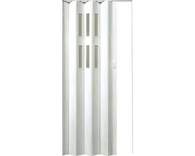 Obrázek produktu pro Shrnovací dveře Pioneer prosklené 84 x 203 cm bříza
