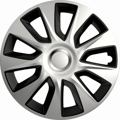 Produktbild von Z480813 Radkappen Radzierblenden SATZ (4Stück) 16 Zoll Stratos silber-rot