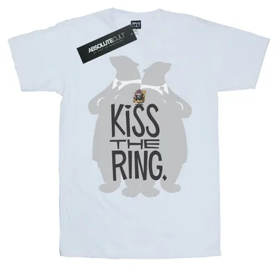 Imagen del producto de Camiseta para mujer de Disney, diseño "Zootropolis: Besa el anillo", modelo BI51767 (talla 3XL), color blanco