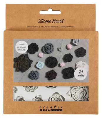 Image de Moules en silicone pour roses - 11 modèles