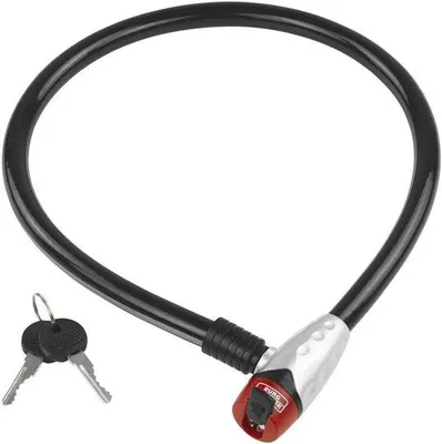 Produktbild von Famanu Fahrradsperre Spiralkabelschloss 1650 - 180 cm, Ø 15 mm