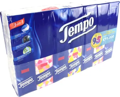 Produktbild von TEMPO Taschentücher 42x10 4 lagig