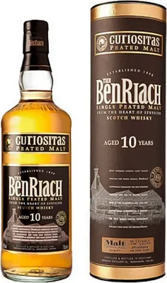 Produktbild von Whisky Benriach s.Malta 10 Años Curiositas Turbado Whisky Schottland 70.00 cl 46.0 %