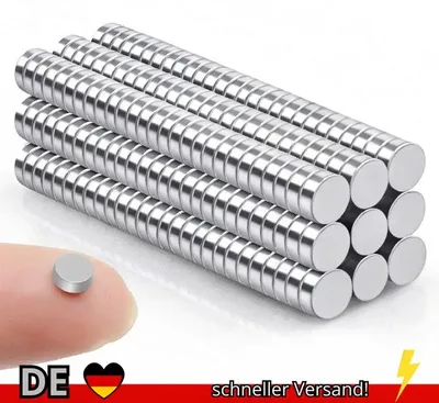 Produktbild von 50 100 200 Stück Superstarke Magnete Starke Scheibenmagnete für Kühlschrank